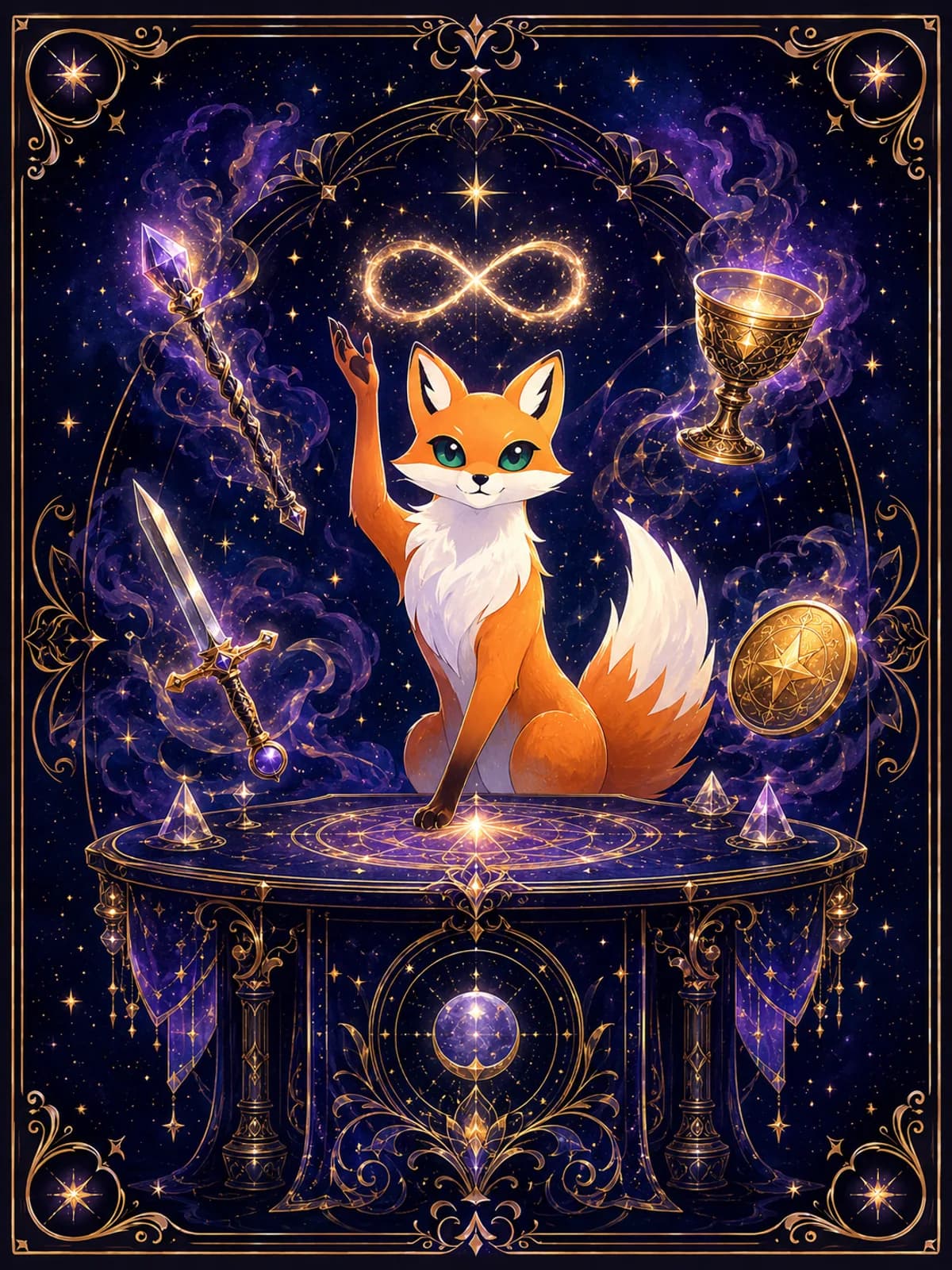 The Magician tarot card