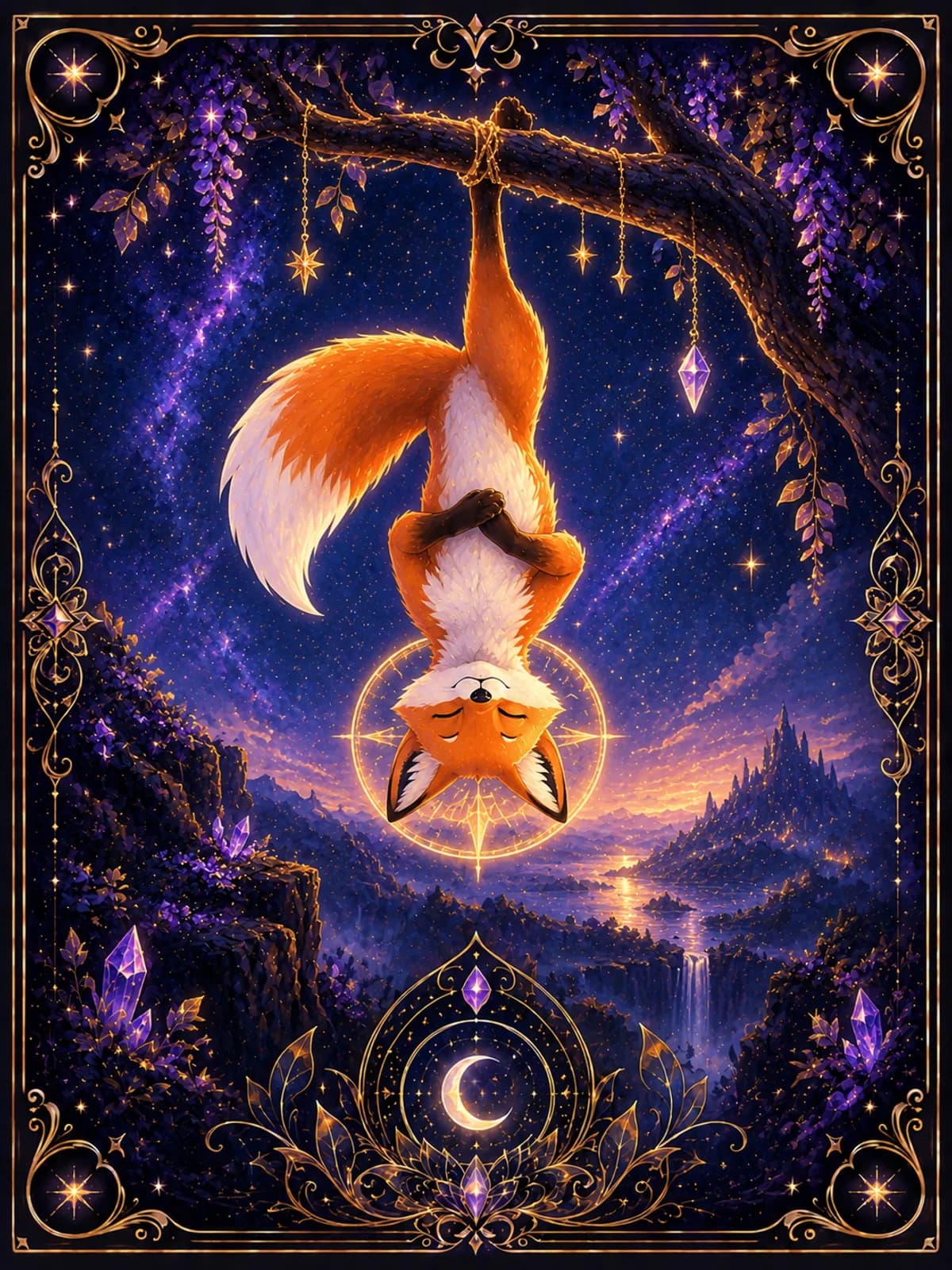 The Hanged Man tarot card