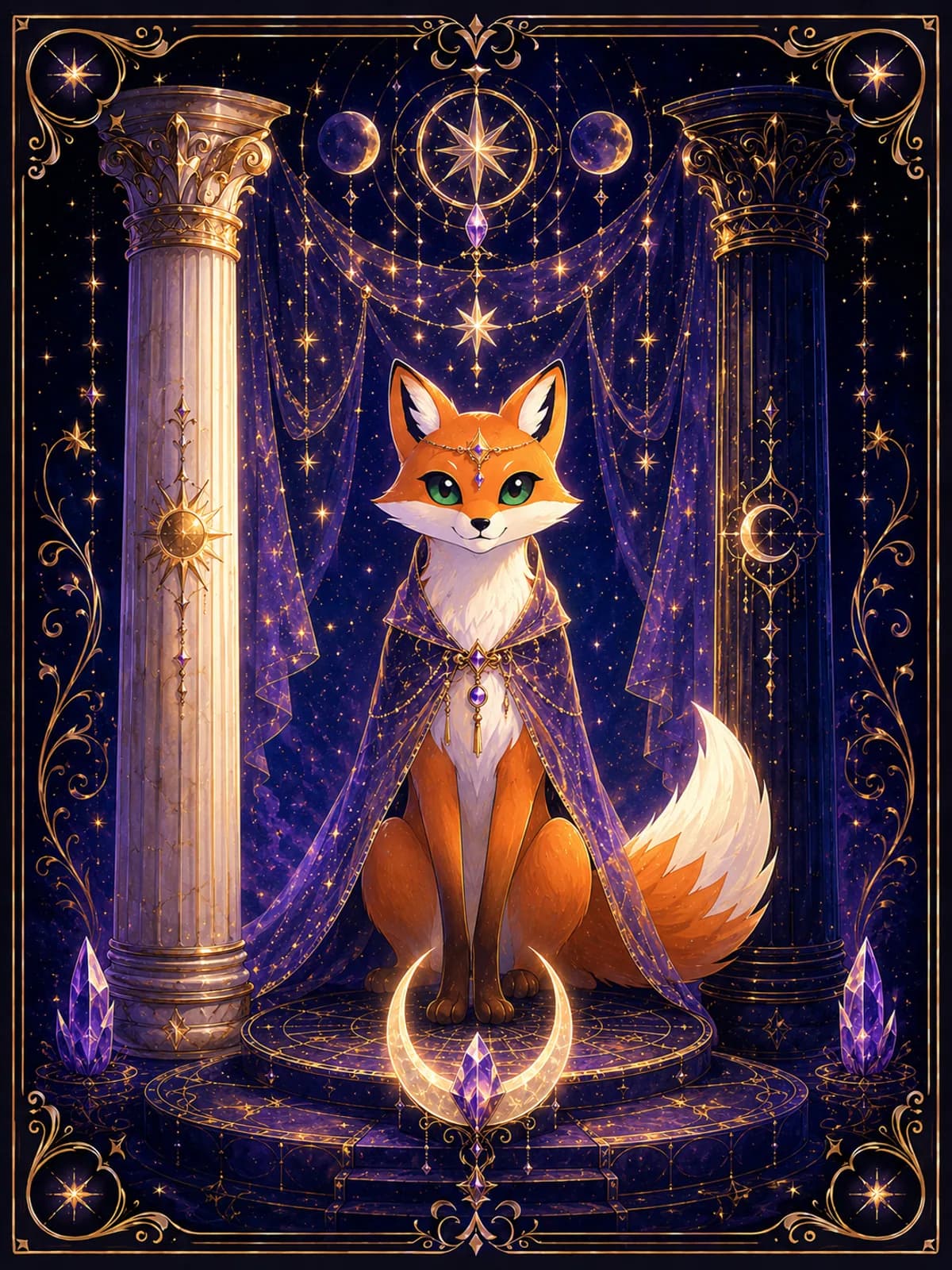 The High Priestess tarot card