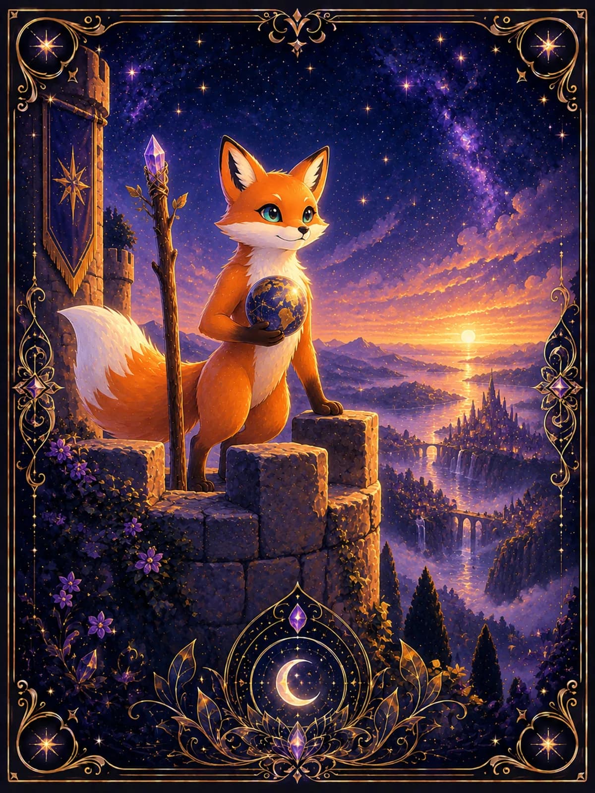 Two of Wands tarot card