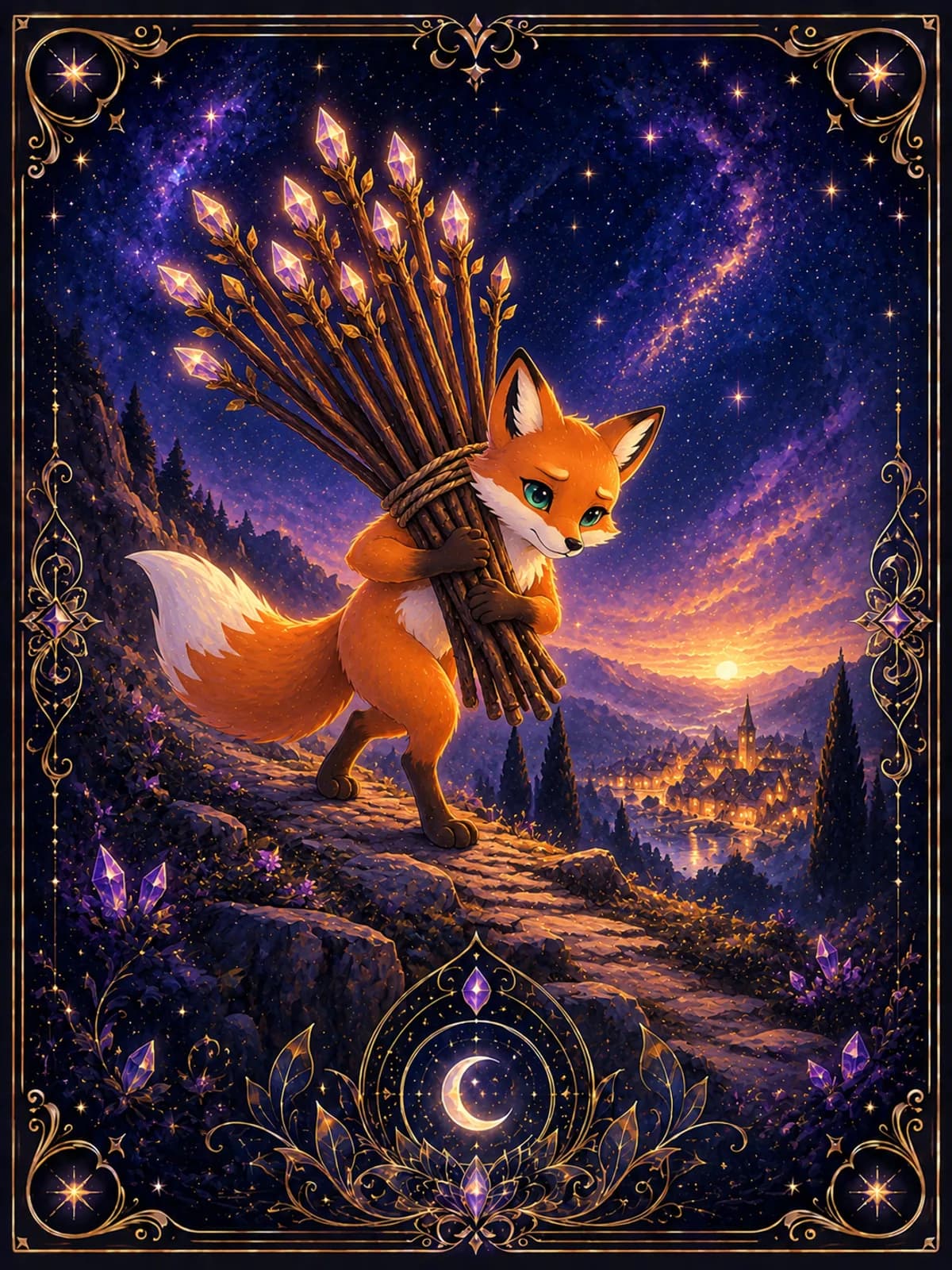 Ten of Wands tarot card