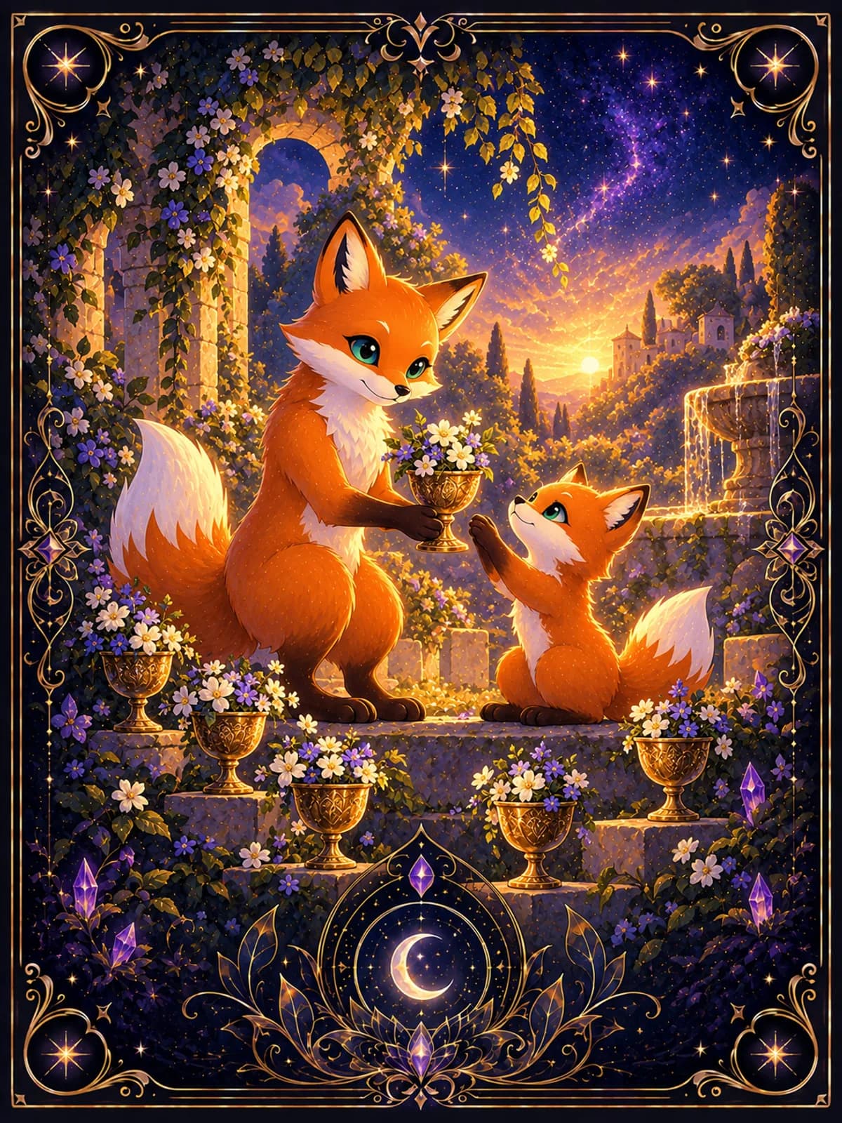 Six of Cups tarot card