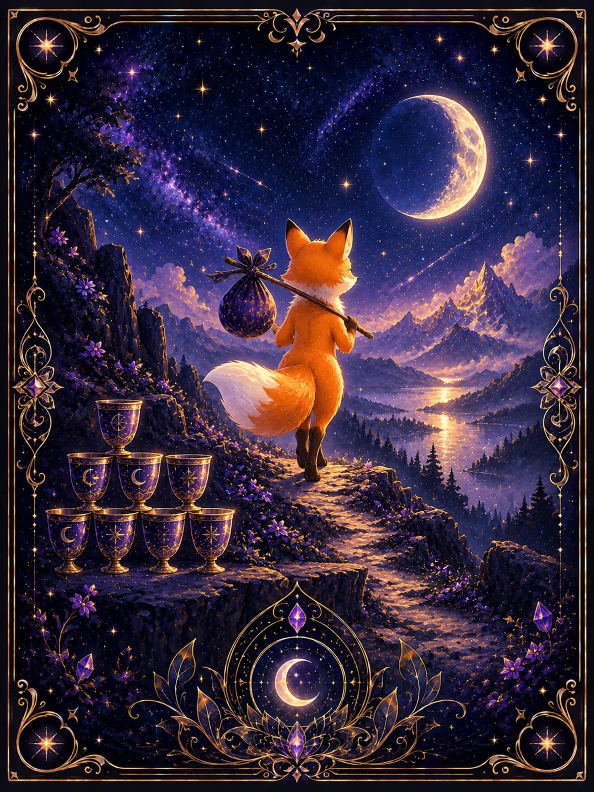 Eight of Cups tarot card