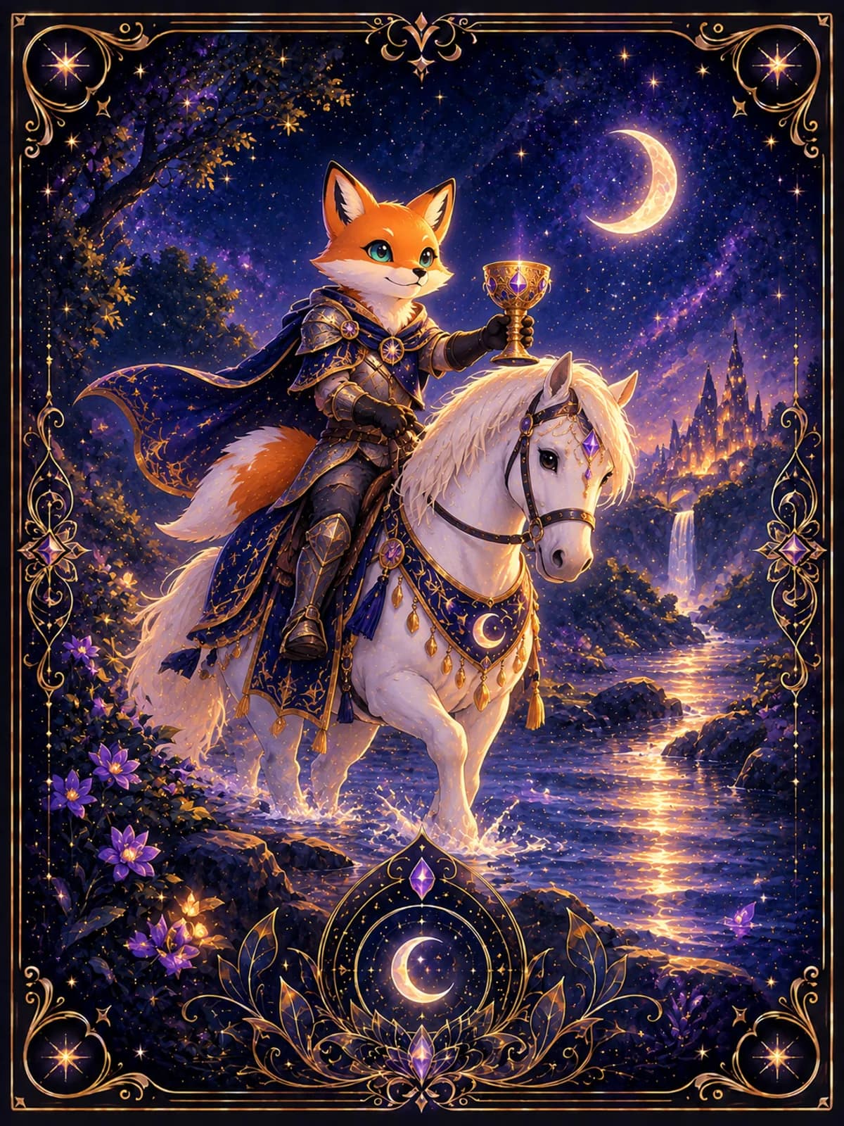 Knight of Cups tarot card