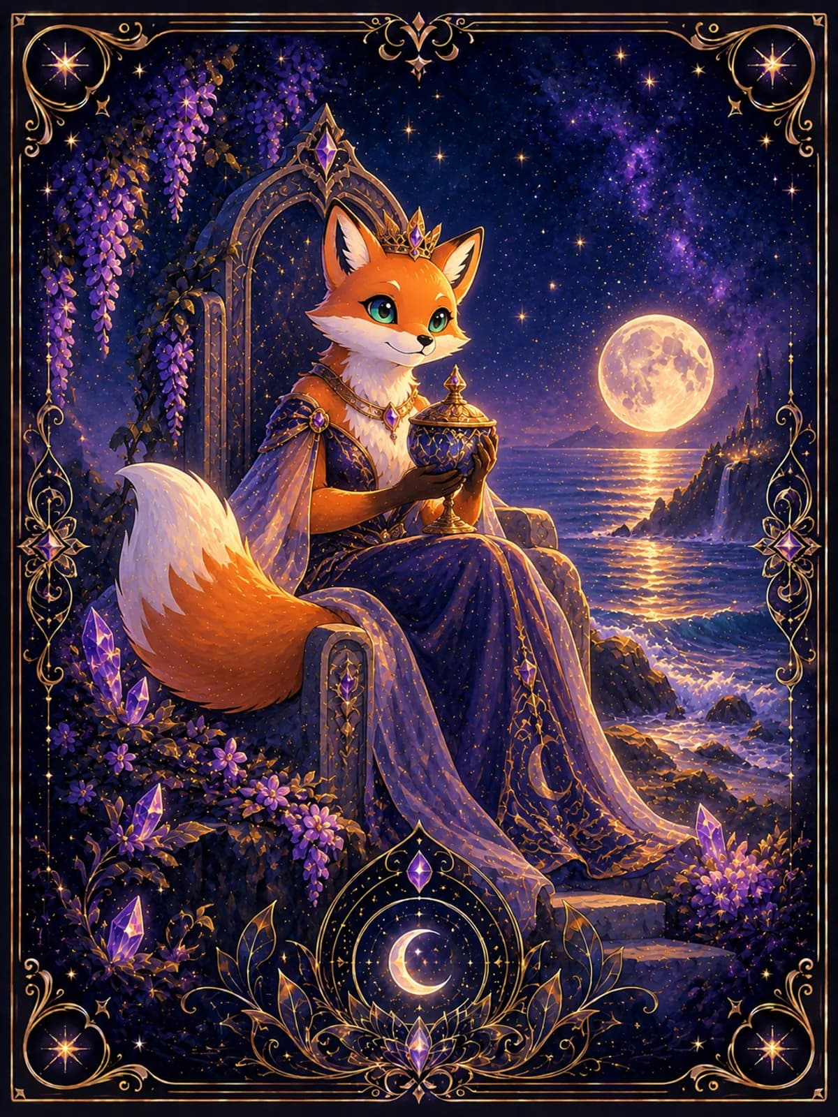 Queen of Cups tarot card