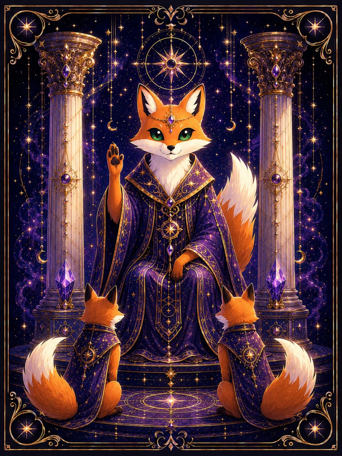 The Hierophant tarot card