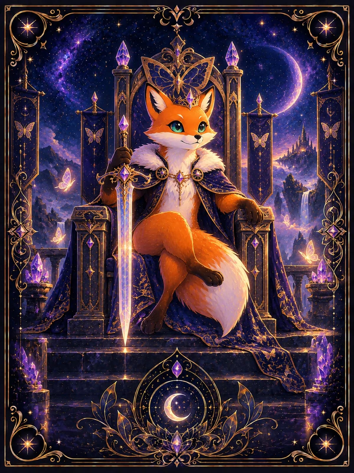 King of Swords tarot card