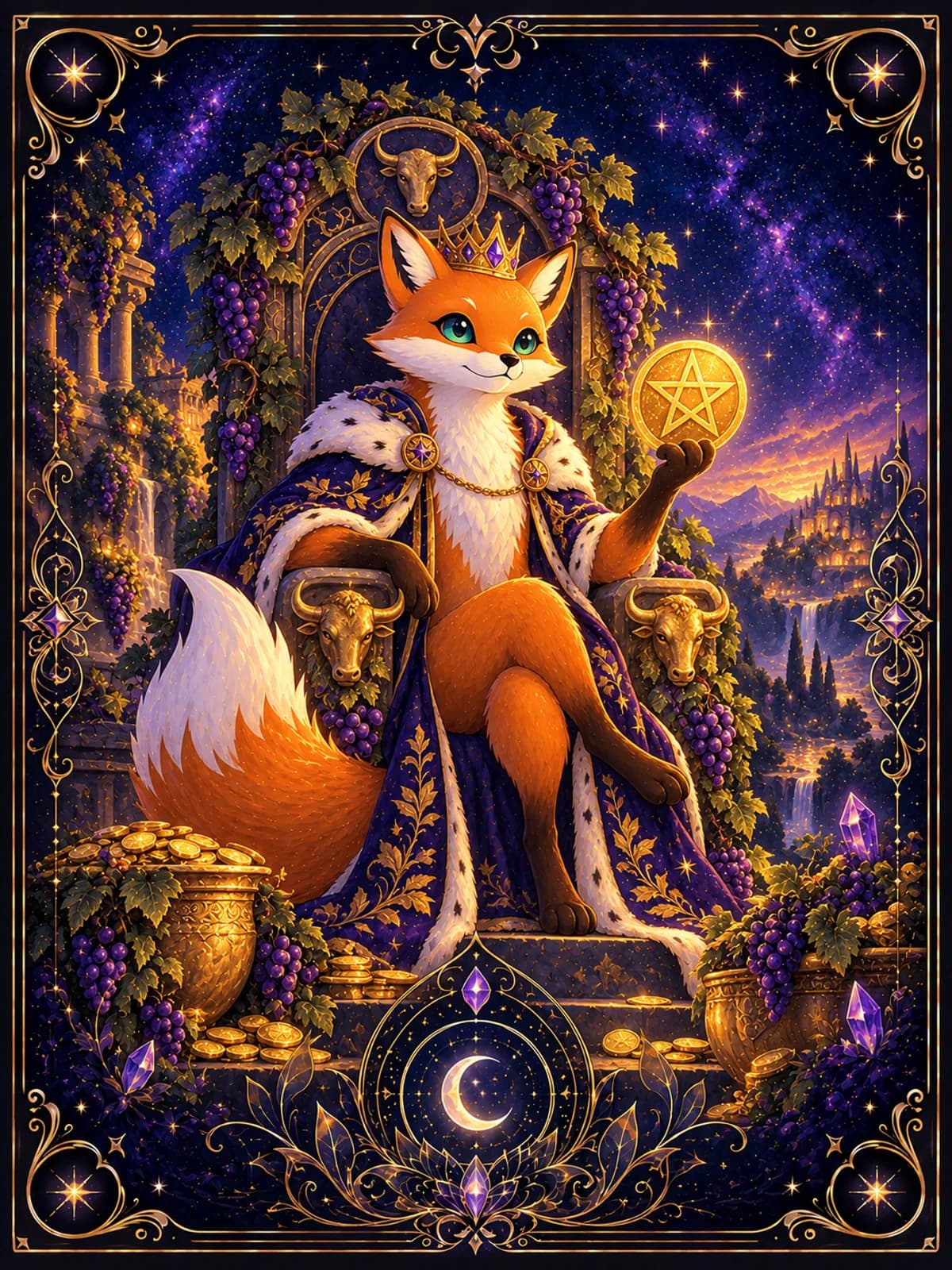 King of Pentacles tarot card