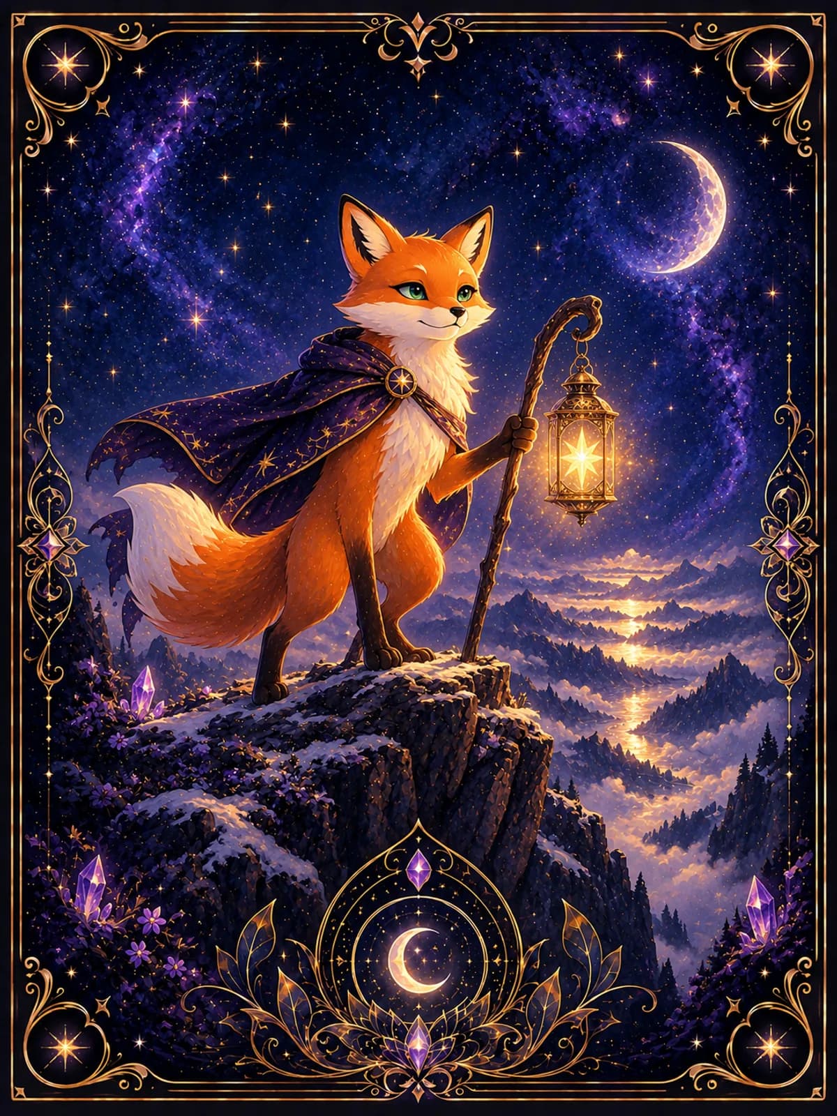 The Hermit tarot card