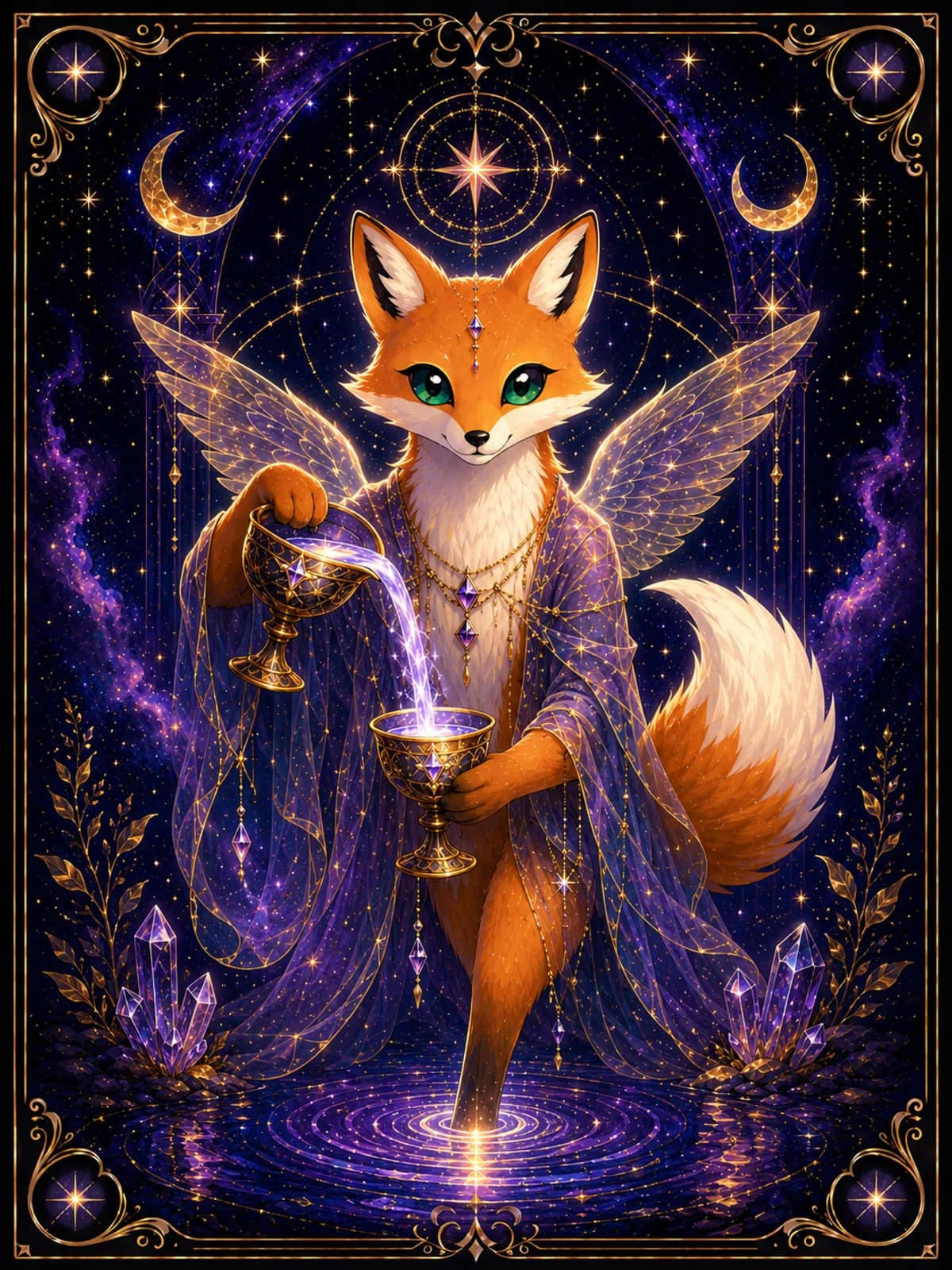 Temperance tarot card