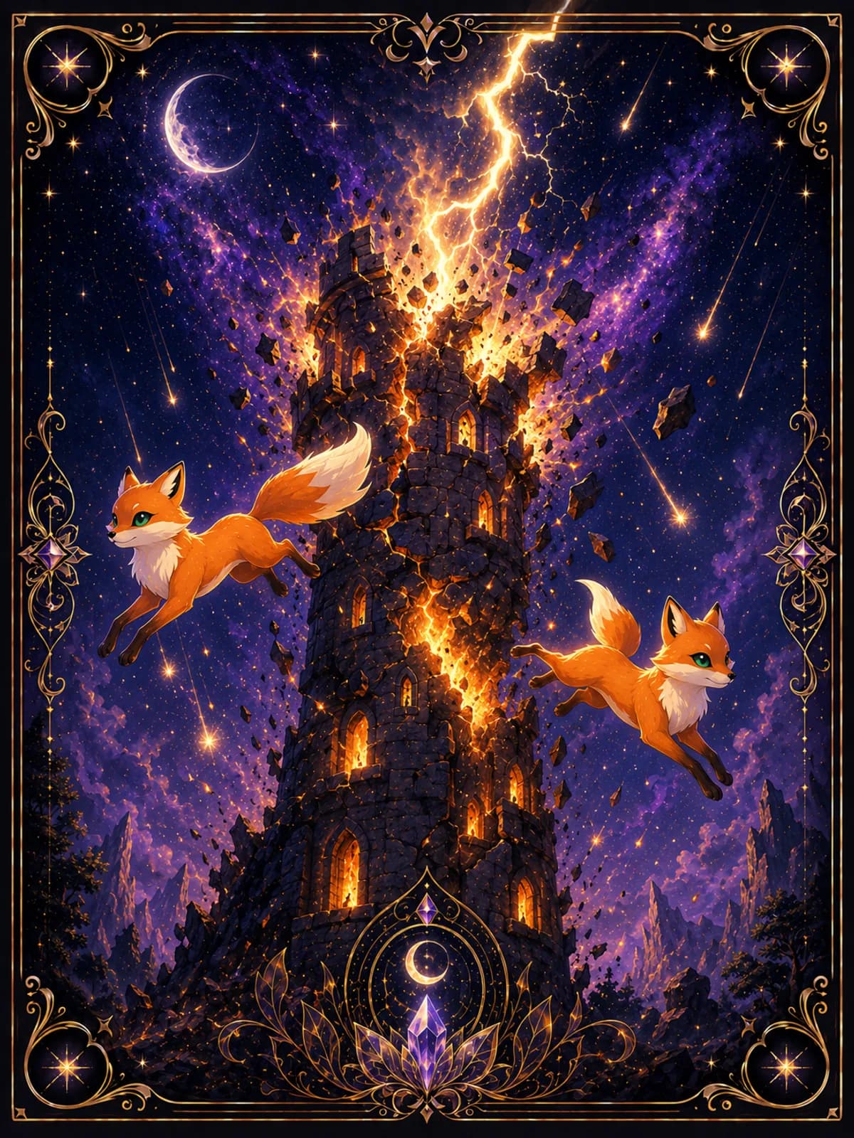 The Tower tarot card