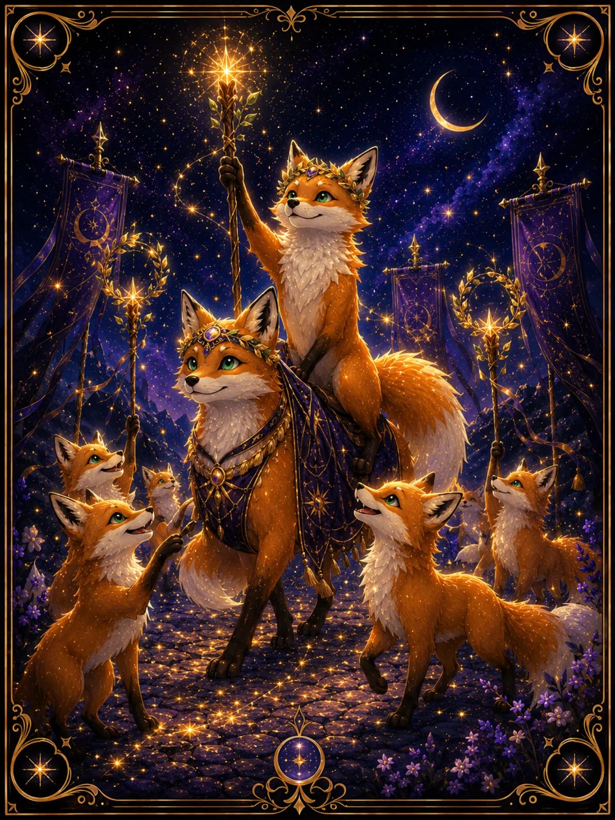 Six of Wands tarot card