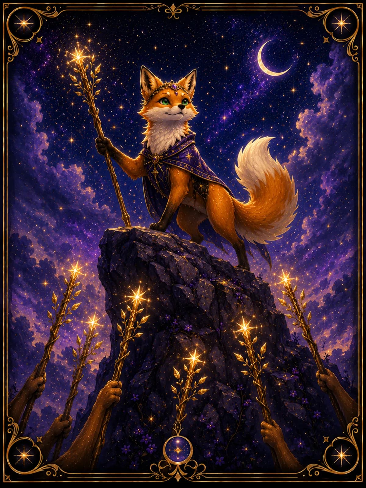 Seven of Wands tarot card