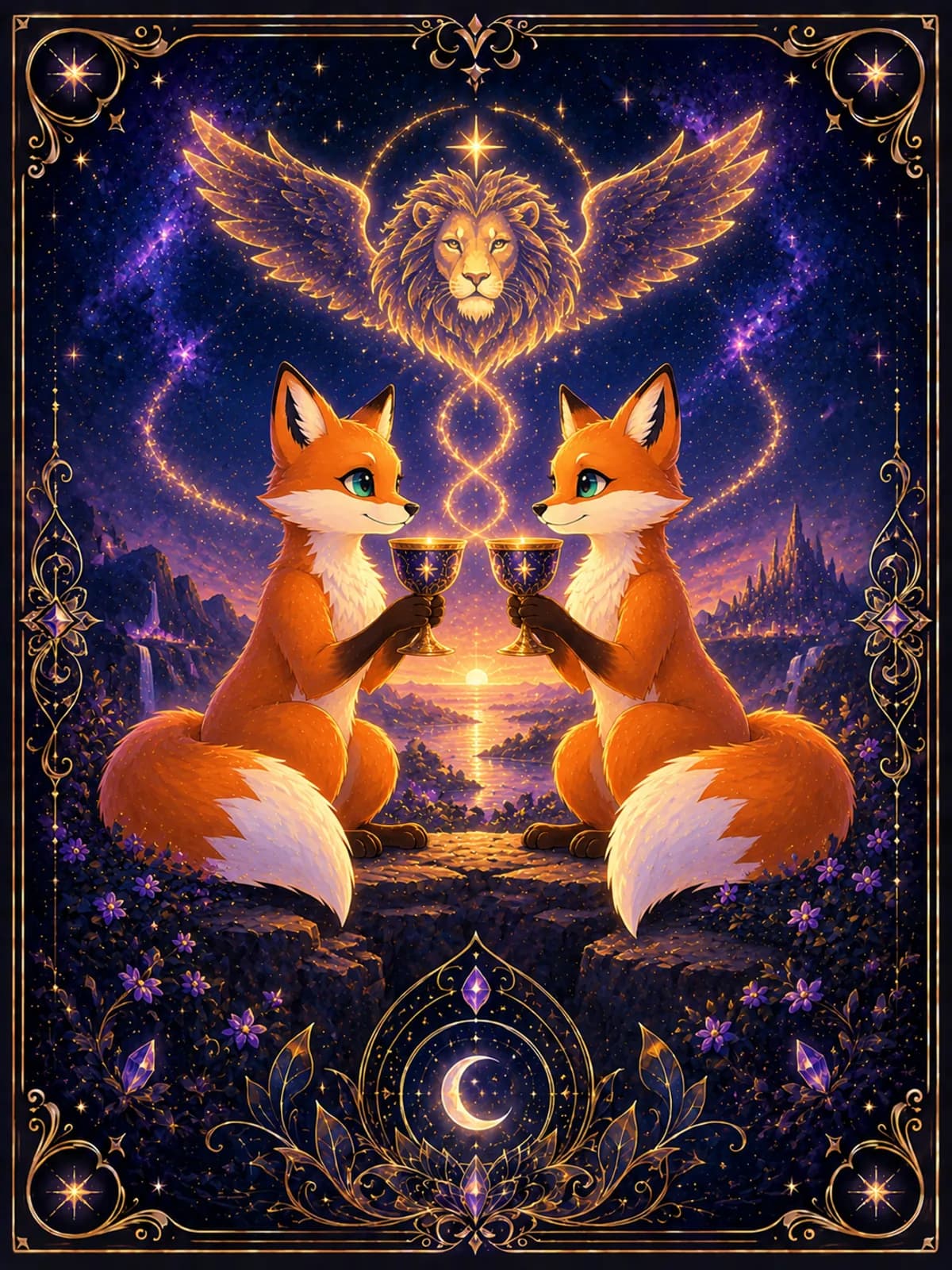Two of Cups tarot card