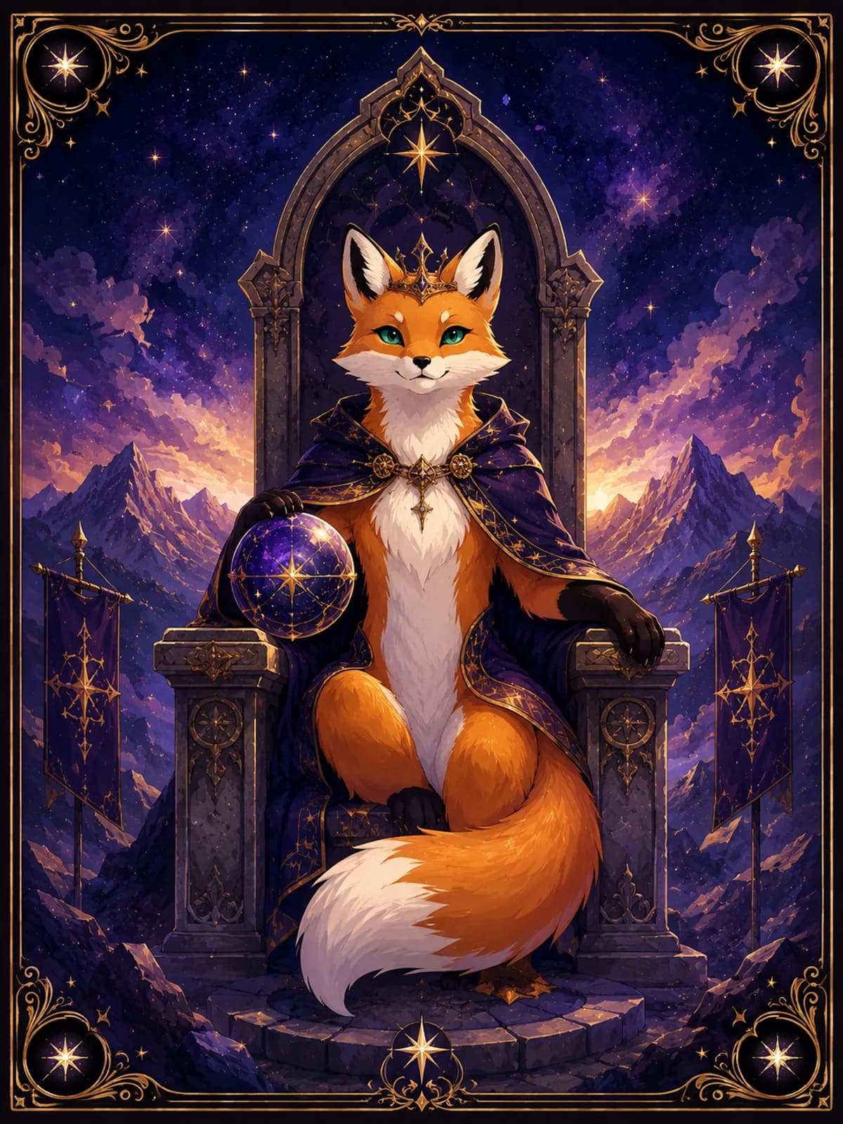 The Emperor tarot card