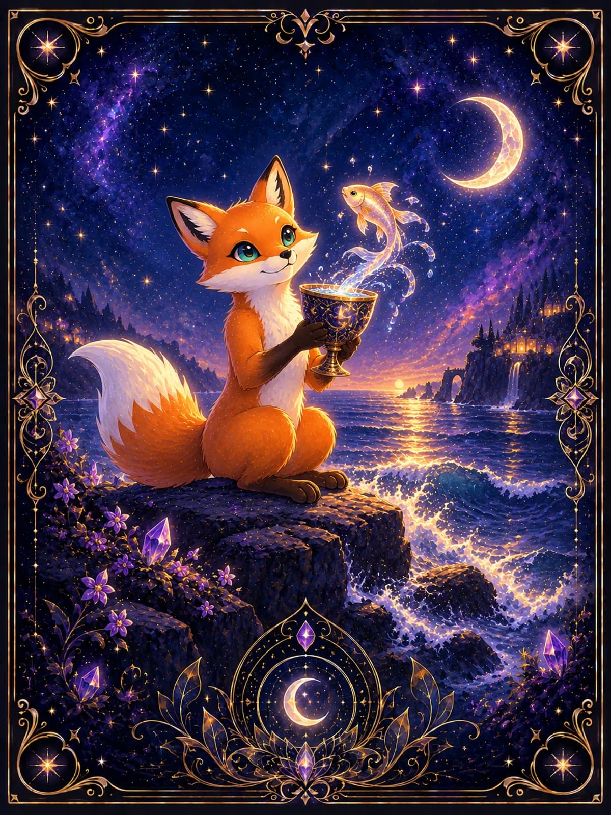 Page of Cups tarot card