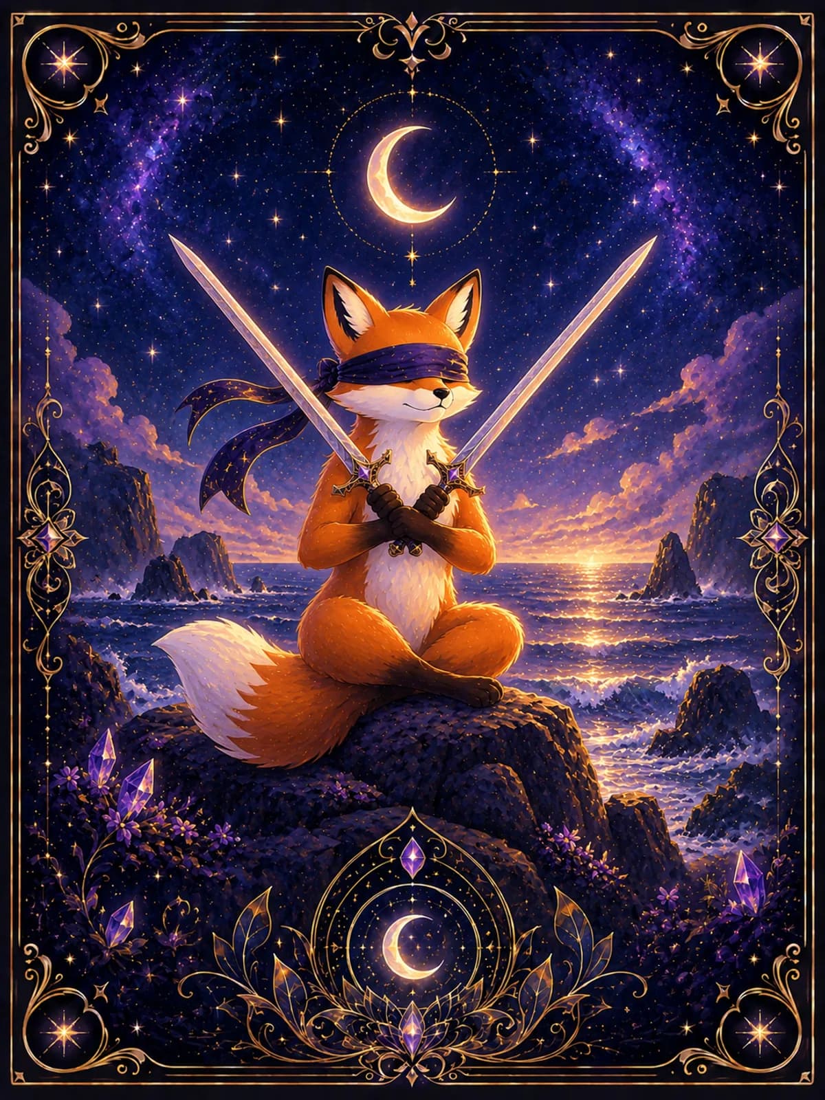 Two of Swords tarot card