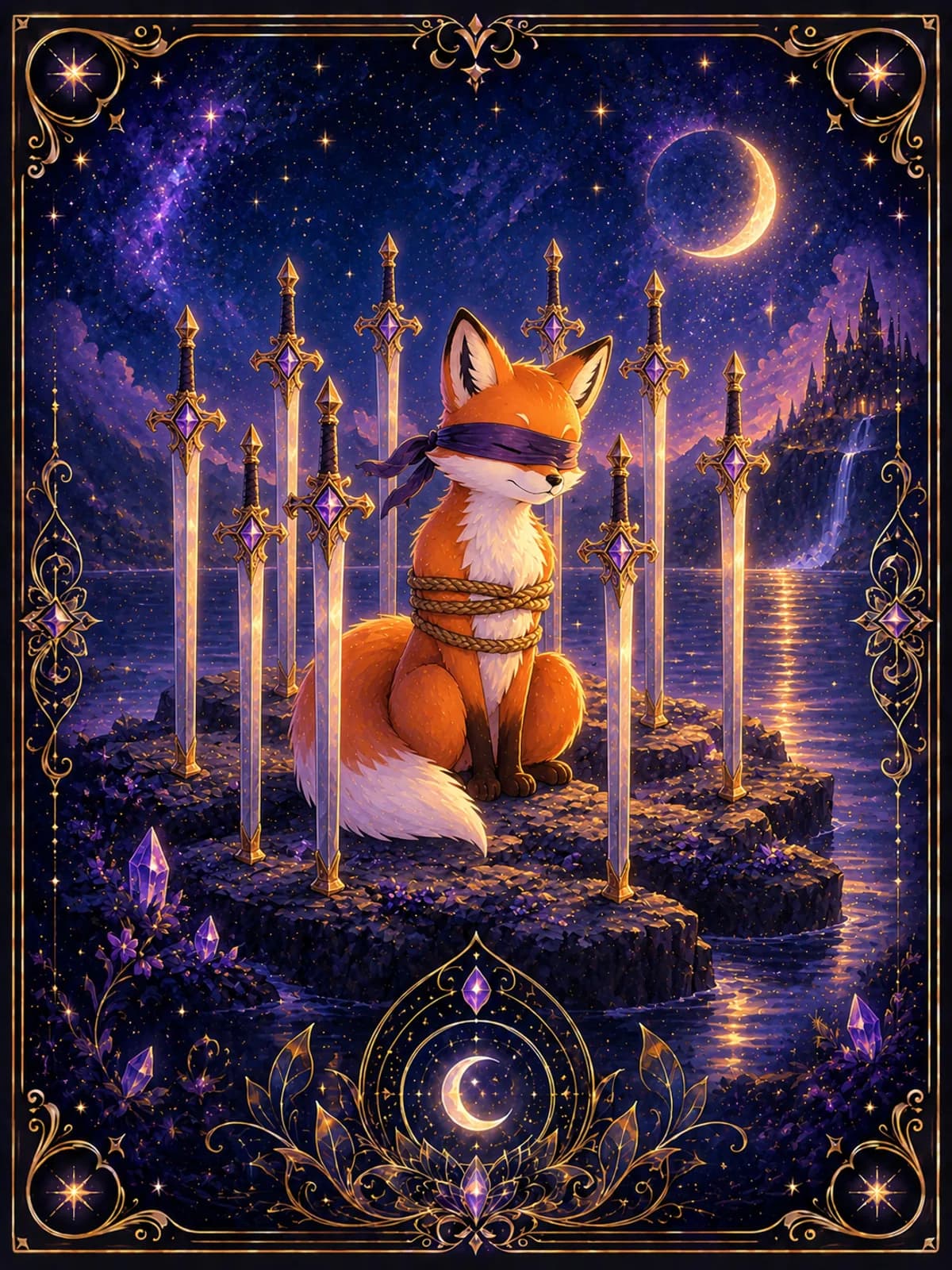 Eight of Swords tarot card