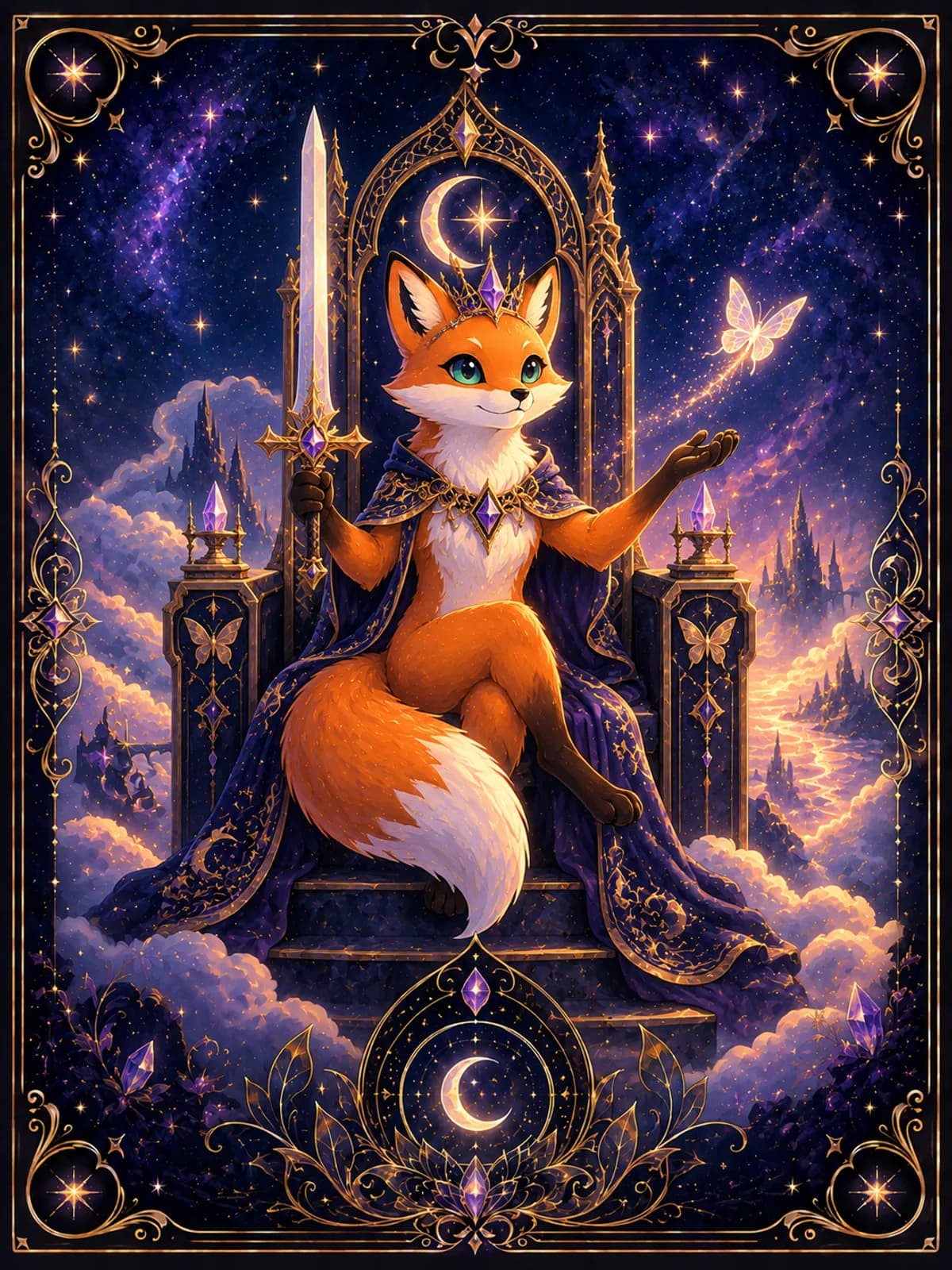 Queen of Swords tarot card