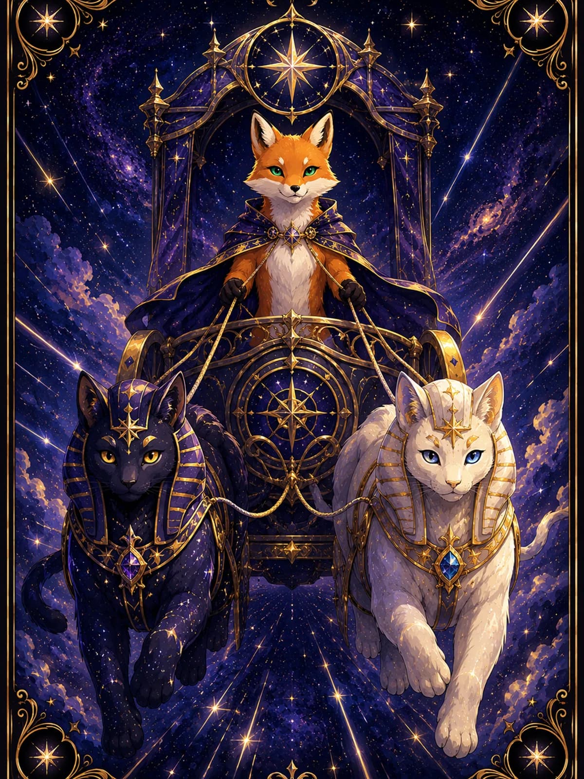 The Chariot tarot card