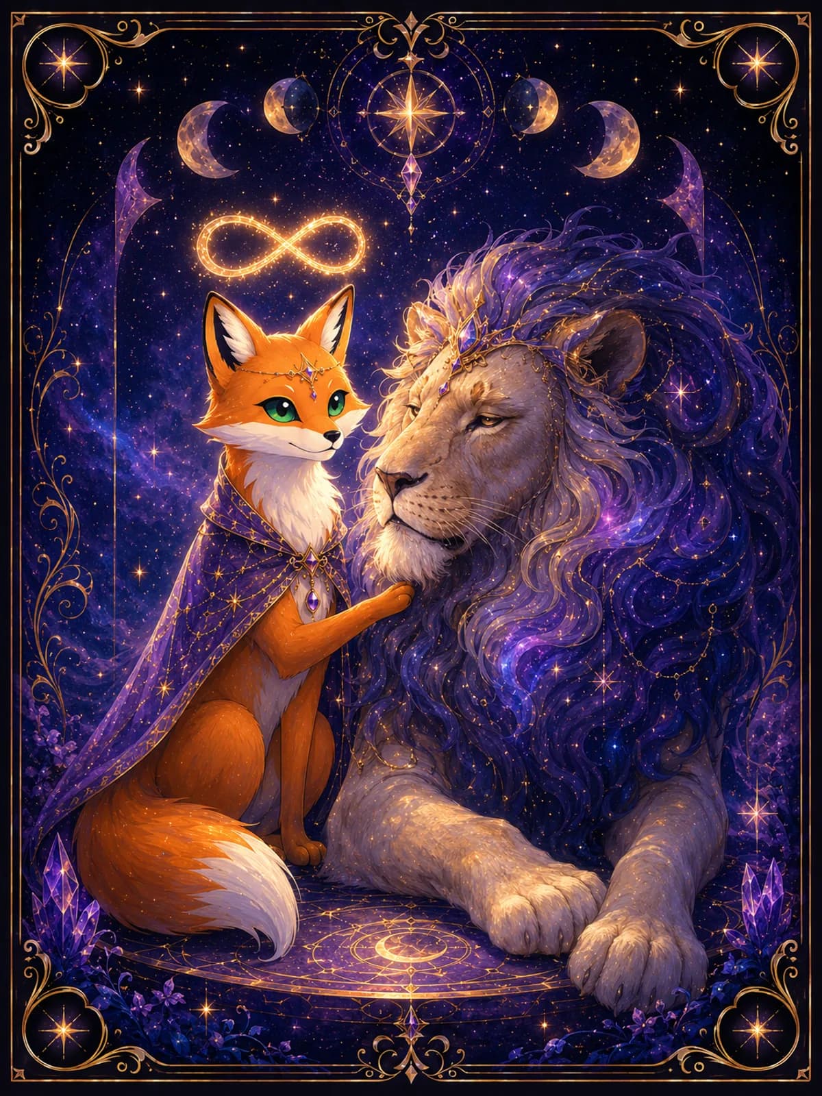 Strength tarot card